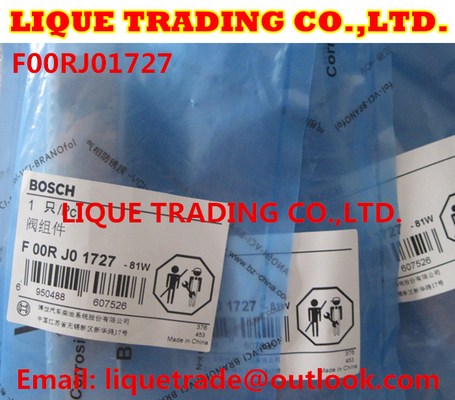 CHINA Válvula común auténtica y nueva F00RJ01727 de BOSCH del carril del inyector para 0445120166, 0445120127, 0445120086, 0445120087 proveedor