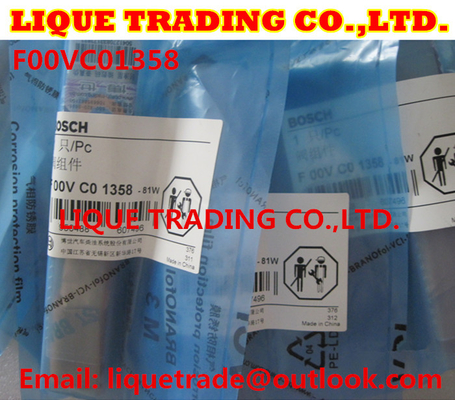CHINA Válvula común auténtica y nueva F00VC01358 de BOSCH del carril del inyector para 0445110291,0445110358, 0445110359, 0445110366, 0445110367 proveedor