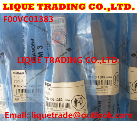 CHINA Válvula común auténtica y nueva F00VC01383 de BOSCH del carril del inyector para 0445110376 proveedor