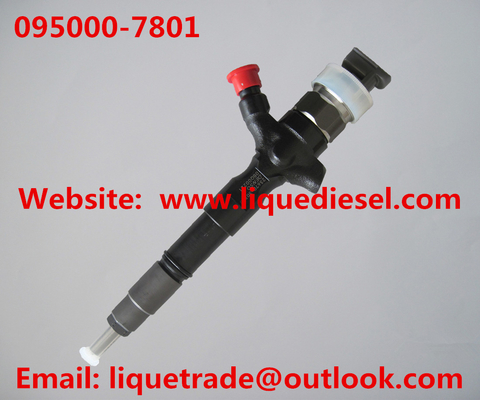CHINA Inyector común del carril de DENSO 095000-7800, 095000-7801 para el euro IV 23670-30310, 23670-39285 de TOYOTA Hiace 2KD-FTV proveedor