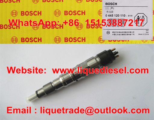 CHINA Inyector original y nuevo 0445120110, 0 445 120 110, J5600-1112100A, J5600 1112100A, ajuste Yuchai de BOSCH de J56001112100A proveedor