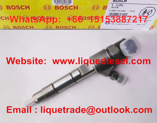 CHINA Inyector original 0445110334, 0 445 110 334 de BOSCH para Chaochai, chao chai, motores de JMC Jiangling, boca apta 0433172106 proveedor