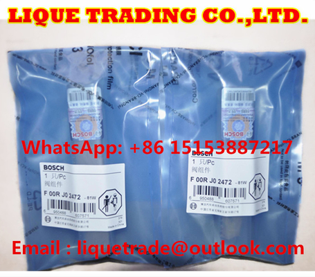 CHINA Válvula original F00RJ02472, F 00R J02 472, F00R J02 472 del inyector de BOSCH para 0445120182, 0445120183, 0445120289 proveedor