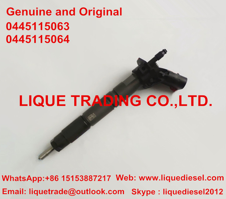 CHINA Inyector piezoeléctrico auténtico/nuevo 0445115063,0 445 115 063,0445115064,0 445 115 064, A6420701387, A6420701587, A6420701787 proveedor