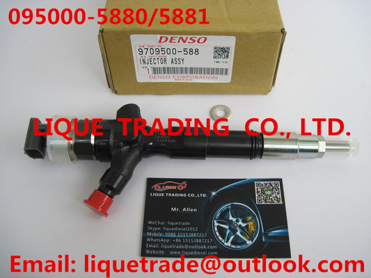 China Inyector común auténtico del carril de DENSO 095000-5880,095000-5881, 9709500-588 para el inyector de combustible de TOYOTA 23670-30050 proveedor