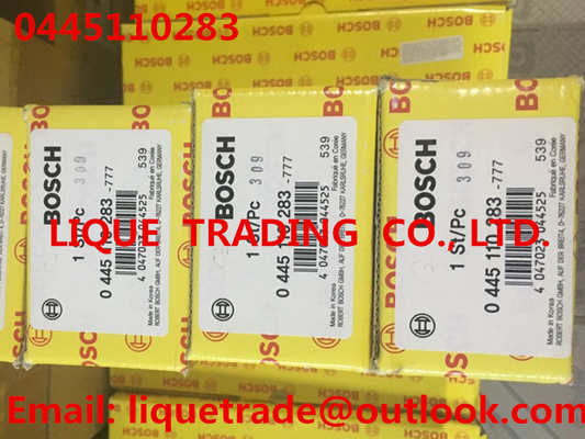 CHINA Inyector común auténtico y nuevo 0445110283 del carril 0445110185 para Hyundai 33800-4A300, 33800-4A350 proveedor