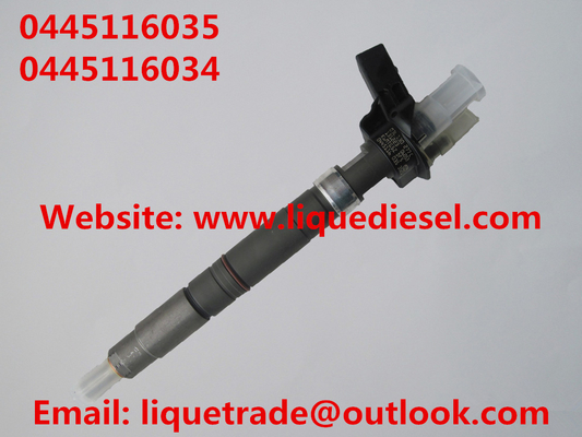 CHINA 0445116035 inyector de combustible piezoeléctrico auténtico y nuevo 0445116035 0445116034 para VW 03L130277C proveedor