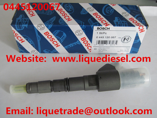 CHINA Inyector común auténtico y nuevo 0445120067/de BOSCH del carril 0 445 120 067 para DEUTZ 04290987, VOLVO 20798683 proveedor