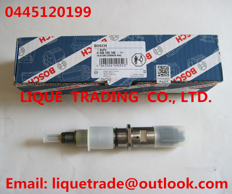 CHINA INYECTOR inyector común auténtico y nuevo de 0445120199 de BOSCH del carril 0445120199/0 445 120 199 para Cummins 4994541 proveedor