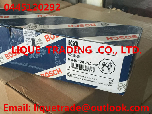 CHINA 0445120292 inyector común auténtico y nuevo de BOSCH del carril 0445120292/0 445 120 292 para YUCHAI J6A00-1112100-A38 proveedor