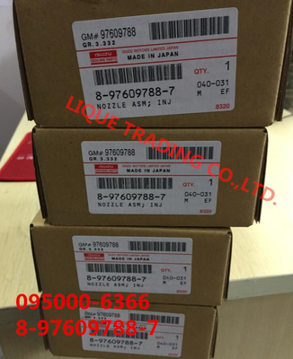 CHINA Inyector común auténtico y nuevo de DENSO del carril 095000-6366/095000-6363 para Isuzu 8-97609788-7, 8976097887, 05R08994 proveedor