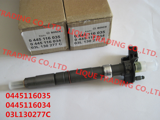 China INYECTOR 0 445 116 035/0 445 116 034 auténticos y nuevo inyector de combustible piezoeléctrico 0445116035 0445116034 para VW 03L130277C proveedor