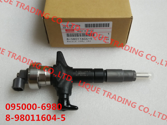 CHINA Inyector común del carril de DENSO 095000-6980 para ISUZ U 4JJ1 8980116040, 8980116044, 8980116045, 8-98011604-0, 8-98011604 proveedor