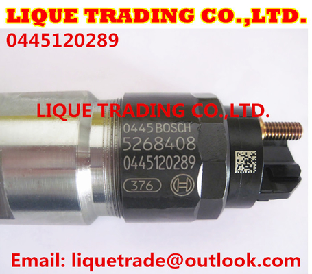 CHINA Inyector común auténtico 0445120289/5268408 del carril del INYECTOR de BOSCH 0445120289/0 445 120 289 para 5268408 proveedor