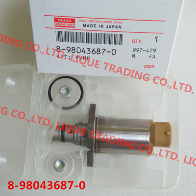 CHINA ISUZU 8-98043687-0, 8980436870 reguladores auténticos de la presión de carburante/válvula de succión SCV 8980436870 proveedor