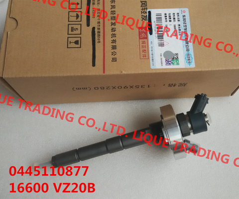 China Inyector común 0445110877, 0 445 110 877, 16600VZ20B, 16600 VZ20B, 16600-VZ20B del carril proveedor