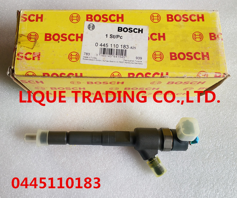 China INYECTOR 0445110183 de BOSCH, 0 445 110 183 auténticos y nuevo inyector común 0445110183, 0 445 110 183 del carril proveedor