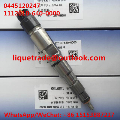 CHINA Inyector 0445120247, 0 445 120 247, 1112010-640-0000, 11120106400000, no. 0445120395 de BOSCH del intercambio proveedor