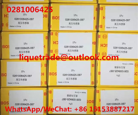 CHINA Sensor común 0281006425, 0 281 006 425 de la presión del carril de BOSCH originales y nuevos proveedor