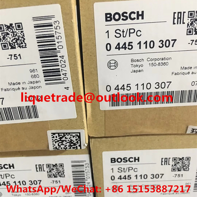 CHINA Inyector común 0445110307, 0 445 110 307 del carril de BOSCH proveedor