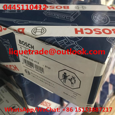 CHINA Inyector común 0445110412, 0 445 110 412 del carril de BOSCH proveedor