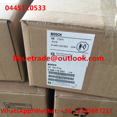 CHINA Inyector común 0 del carril del INYECTOR 0445110533 de BOSCH 445 110 533 proveedor