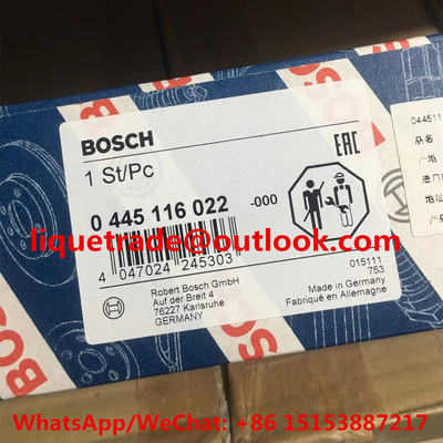 CHINA Inyector común AUTÉNTICO 0 del carril del INYECTOR 0445116022 de BOSCH 445 116 022, 0445116022 proveedor