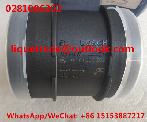 China BOSCH metro total 0281006202/0 281 006 202 MAF originales 356679205 del sensor de flujo de aire proveedor