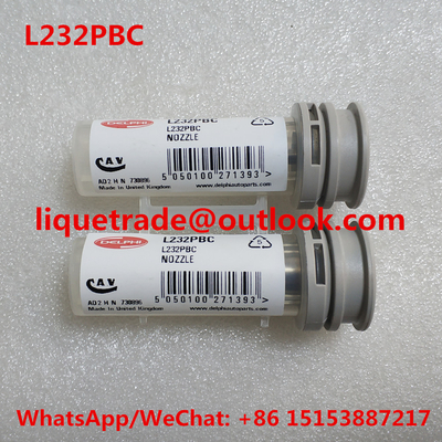 China DELPHI Common Rail Injector Nozzle L232PBC, L232, BOCA 232 proveedor