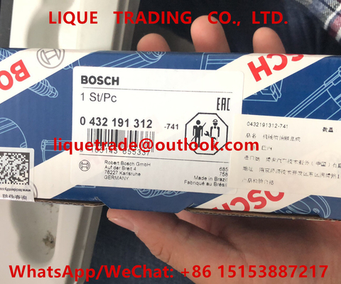 CHINA Inyector común 0432191312, 0 432 191 312, 0432 191 312 del carril de BOSCH proveedor