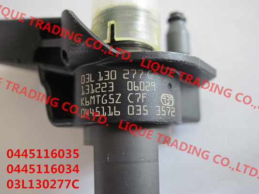 INYECTOR 0 445 116 035/0 445 116 034 auténticos y nuevo inyector de combustible piezoeléctrico 0445116035 0445116034 para VW 03L130277C proveedor