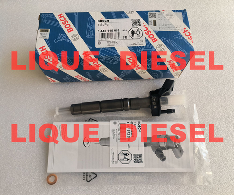 BOSCH inyector piezo de combustible 0445115059 0445115060 0 445 115 059 0 445 115 060 0445115 059 0445115 060 proveedor