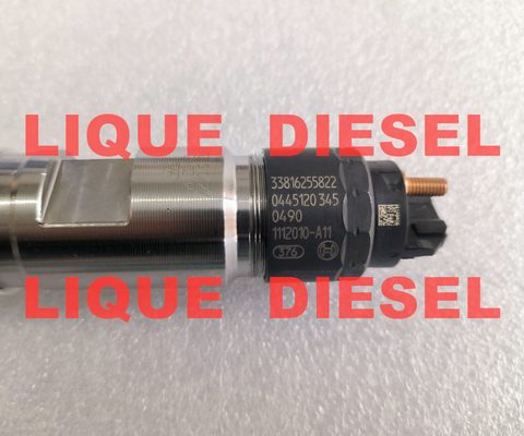 BOSCH Inyector de tren común 0445120345 0 445 120 345 0445120 345 33816255822 1112010-A11 proveedor