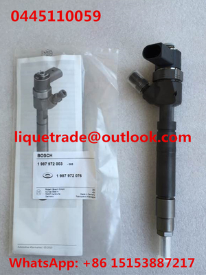 Inyector común 0445110189, 0 445 110 189, 0445110190 del carril de BOSCH para Mercedes Benz A6110701487 A6110701687 proveedor