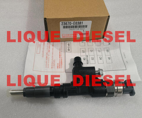 Inyector de combustible original 9729505333 2950503330 9729505076 2950500760 23670E9260 23670E0381 23670E0380 proveedor