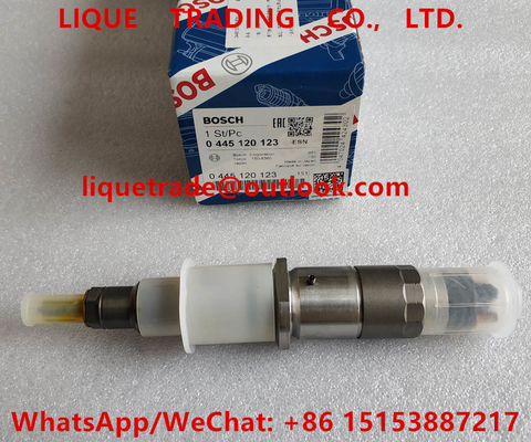 Inyector común 0445120123, 0 445 120 123, 4937065, 0445 120 123, 445120123 del carril de BOSCH proveedor